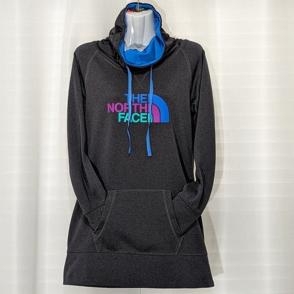 The North Face Tops - THE NORTH FACE Fave Pullover Logo Hoodie Women's Size Small Gray